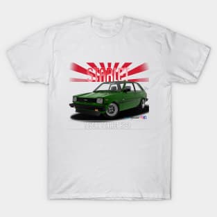 Toyota Starlet KP61 Green T-Shirt